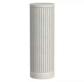 Tulane White 36" Round Side Table