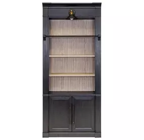 Willow Lane Black Tall Bookcase