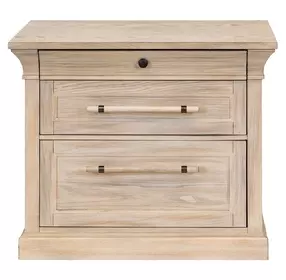Willow Lane Natural Oak Lateral File Cabinet