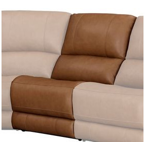 Belmont Lyric Caramel Leather Armless Chair