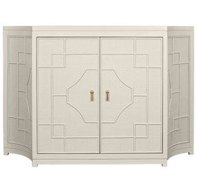 Isabel Antique White 2 Door Accent Cabinet