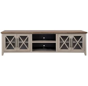 Ithaca Sandstone and Bourbon 96" TV Stand