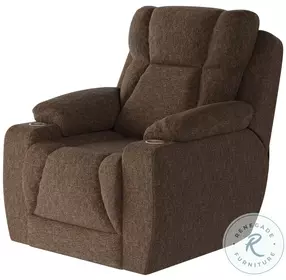 Challenger Athens Truffle Power Headrest Wall Hugger Big Mans Recliner