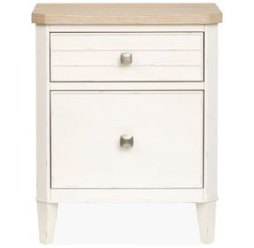 Whisperbay Sea Pearl and Driftwood Rectangular Telephone Table with USB Charging