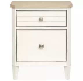 Whisperbay Sea Pearl and Driftwood Rectangular Telephone Table with USB Charging