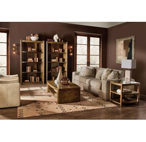 Mosaic Rich Golden Brown Occasional Table Set