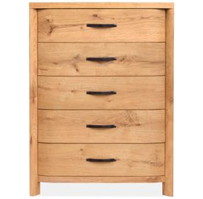 Highridge Honey Wheat 5 Drawer Chest