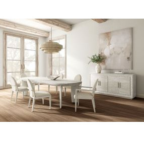 Ashlar Beige Extendable Oval Dining Room Set