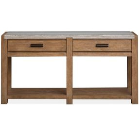 Plum Creek Sierra Brown Rectangular Sofa Table