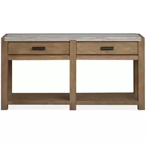Plum Creek Sierra Brown Rectangular Sofa Table
