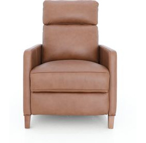 James Dobbs Saddle Leather Zero Gravity Power Recliner with Power Lumbar and USB Charging