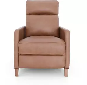 James Dobbs Saddle Leather Zero Gravity Power Recliner with Power Lumbar and USB Charging