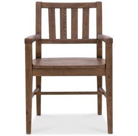 Harbor Drift Worn Saddle Arm Chair