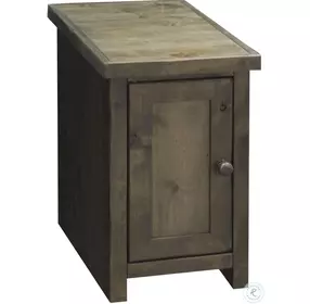 Joshua Creek Barnwood Chair Table with Door