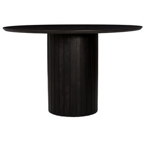 Povera Black 48" Round Dining Table