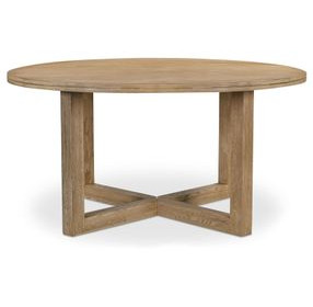 Joel Natural 60" Round Dining Table