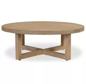 Joel Natural Round Coffee Table