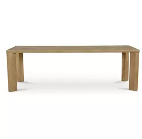 Segment Heritage Brown 96" Rectangular Dining Table