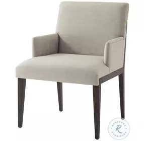 Vree Draper Performance Fabric Upholstered Dining Arm Chair