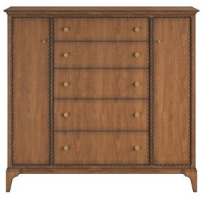 Harbor Lakeside Sepia 5 Drawer Chest