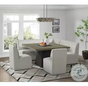 Rizzo Black And Gray Dining Room Set