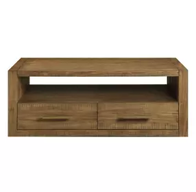 Garland Brown Rectangular Wood Top Cocktail Table