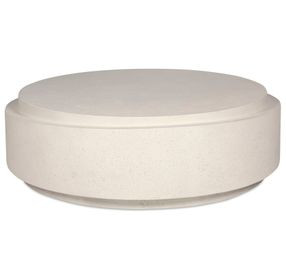 Cosmo Off White Outdoor Round Coffee Table