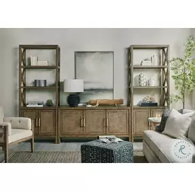 Solara Rich Dynamic Brown Small Entertainment Center
