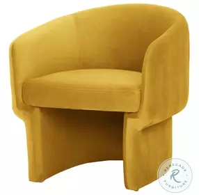 Franco Yellow Accent Chair