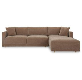 Bryn Camel 2 Piece Modular RAF Sectional with Pillows