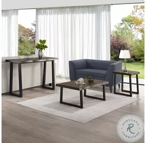 Jennings Cherry And Ebony Live Edge Occasional Table Set