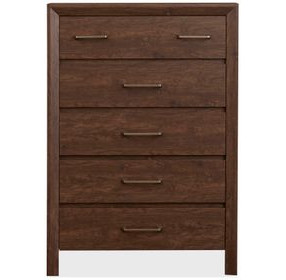 Llewellyn Columbian Walnut 5 Drawer Chest