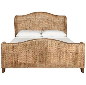 Jovi Brown King Panel Bed