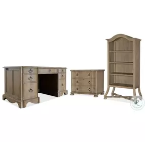 Corsica Light Natural Junior Executive Home Office Set
