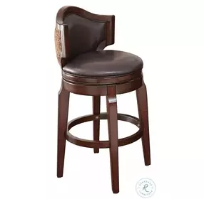 Jasper Black Swivel Bar Stool Set Of 2