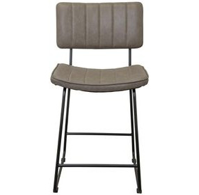 Tribeca Gray Upholstered Counter Height Stool