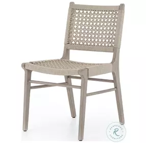 Delmar Gray Outdoor Dining Chair