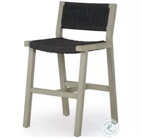 Delano Gray Outdoor Counter Height Stool