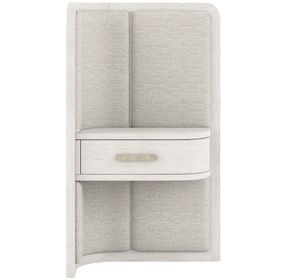 Ashlar Beige 1 Drawer Left Facing Wall Panel Nightstand