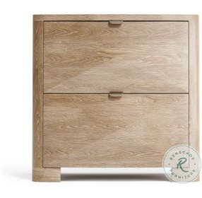 Aventura Marcona 2 Drawer Nightstand with USB Charging