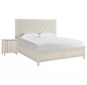 Oakmere Beige and Willow Upholstered Storage Panel Bedroom Set