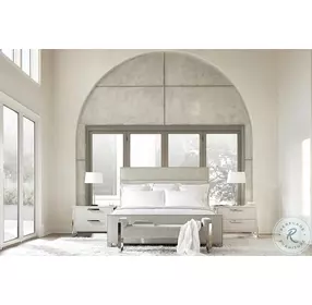 Stratum Mist Upholstered Panel Bedroom Set