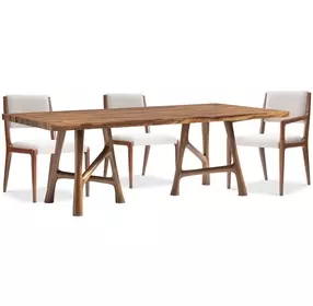 Brasea Lume Rectangular Dining Room Set