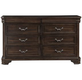 Lyndhurst Walnut 8 Drawer Dresser