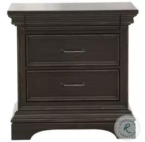 Remington Brown 3 Drawers Nightstand