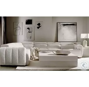 Aldo Aged Gray 4 Piece Power Reclining Sectional