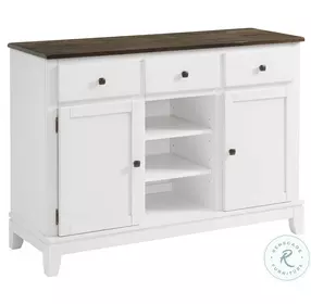Kona Gray and White 50" Wine Server