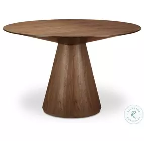 Otago Natural Walnut 47" Round Dining Table