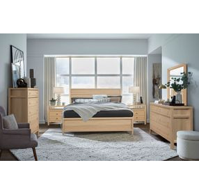 Merrifield Sandstone Beige Panel Bedroom Set