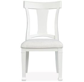 Crownfall White Upholstered Side Chair Set of 2